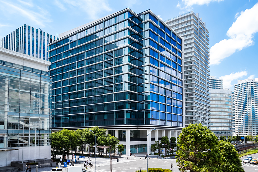 (神奈川県ｰ都市風景)みなとみらいのビルディ